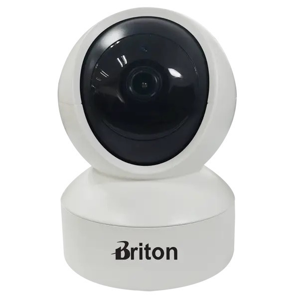 دوربین مداربسته بی‌سیم برایتون مدل IOT-72P8-S4 با کیفیت 2 مگاپیکسل، قابلیت چرخش و ردیابی حرکت، مکالمه دوطرفه، هشدار صدای گریه کودک، برد IR تا 10 متر و پشتیبانی از کارت حافظه میکرو اس‌دی تا 256 گیگابایت