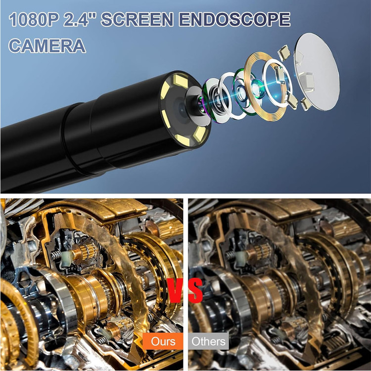 دوربین شلنگی مدل مانیتور دار ضدآب کد 50Meters HD NEW