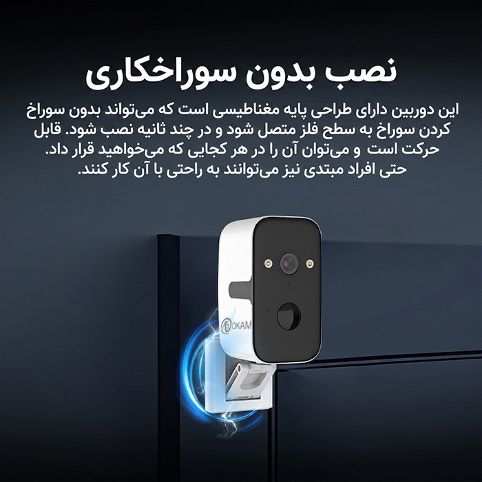 دوربین مداربسته تحت شبکه اوکم پرو ( Okam pro ) مدل T6