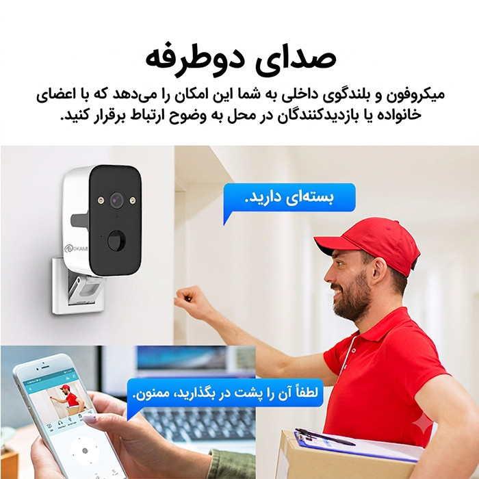 دوربین مداربسته تحت شبکه اوکم پرو ( Okam pro ) مدل T6