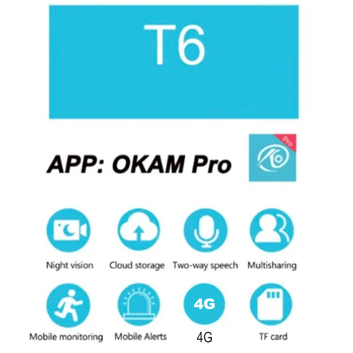 دوربین مداربسته تحت شبکه اوکم پرو ( Okam pro ) مدل T6